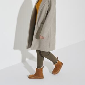 NEW Birkenstock Lahti Suede Leather Boots Mink Brown Size 37